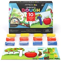 Arteza® Kids Numeric Learn By Dough Kit, 17 pcs