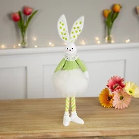 15" Green Ballerina Bunny Standing Easter Figure