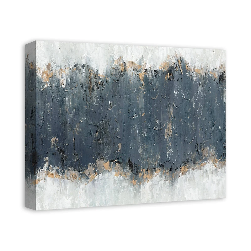 Charcoal Abstract 20" x 16" Canvas Wall Art