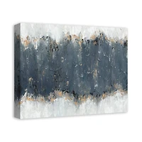 Charcoal Abstract 20" x 16" Canvas Wall Art