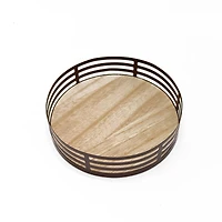 6" Brown Round Tray by Ashland®