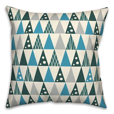 Cool Tree Pattern 18x18 Throw Pillow