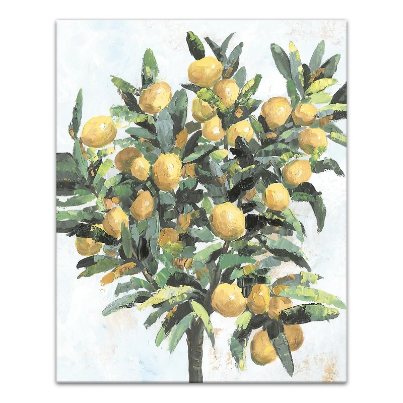 Painted Lemon Tree  16" x 20" Canvas Wall Art