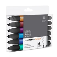 Winsor & Newton® 6 Rich Tone Promarker Brush™ Set