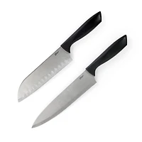 Gibson Home® Westminster 23-Piece Black Carbon Stainless Steel Cutlery Set with Kitchen Tools