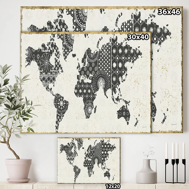 Designart - Madallions Map