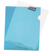 JAM Paper 9" x 11.5" Plastic Sleeve Page Protectors