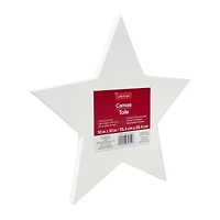 10" x 10" White Star Cotton Duck Canvas by Craft Smart™
