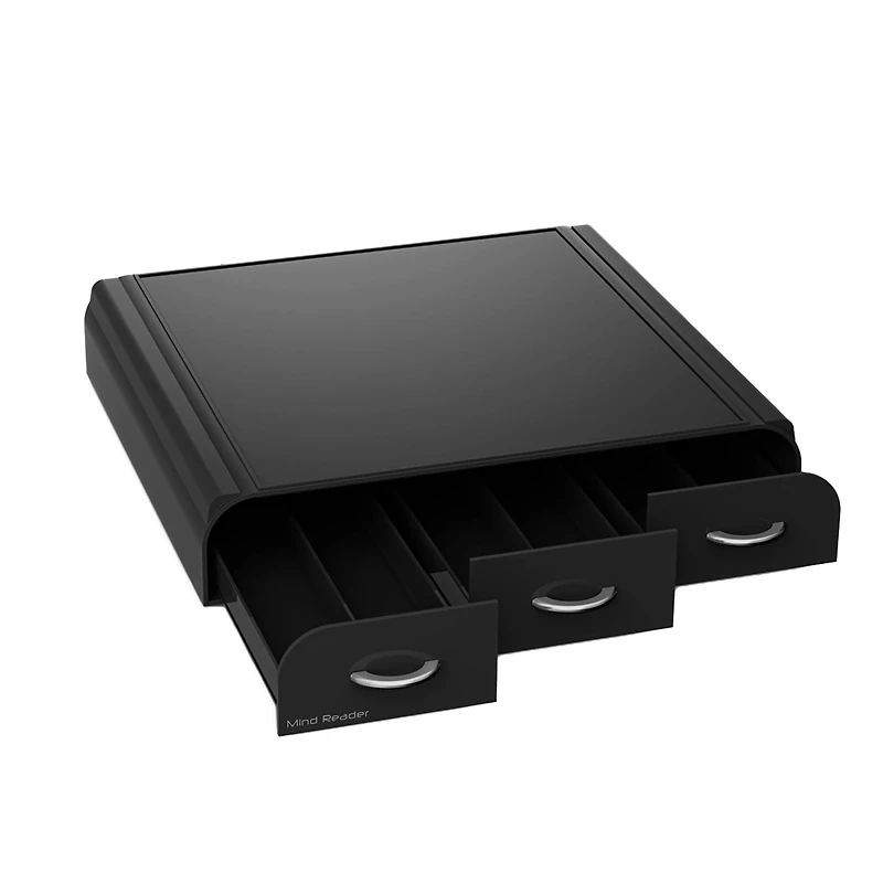 Mind Reader Black 36 Capacity 'Anchor' Triple Drawer Single Serve Coffee Pod Holder