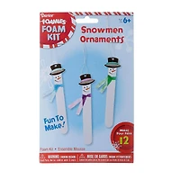 Darice® Foamies Craft Stick Snowmen Ornaments Kit