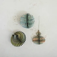 Hello Honey® Paper Folding Honeycomb Ornament Set