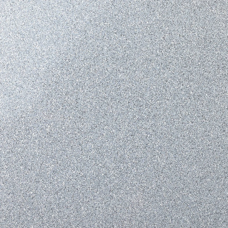 Holiday White Sweatshirt & Silver Iron-On Glitter Vinyl Craft Bundle