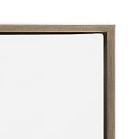 Stupell Industries Four Bunnies in Flowers Floating Frame Wall Art