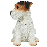Design Toscano 9" Fox Terrier Puppy Dog Statue