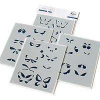 Pinkfresh Studio Small Butterflies Stencils Set