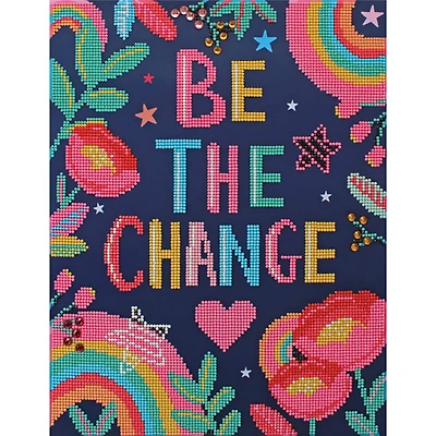 Camelot® Dots Be The Change Diamond Painting Kit