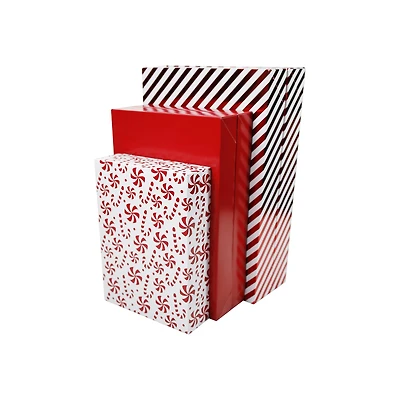 Peppermint Folded Gift Boxes Set by Celebrate It™