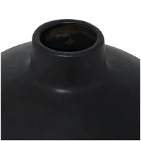 17" Modern Round Ceramic Vase