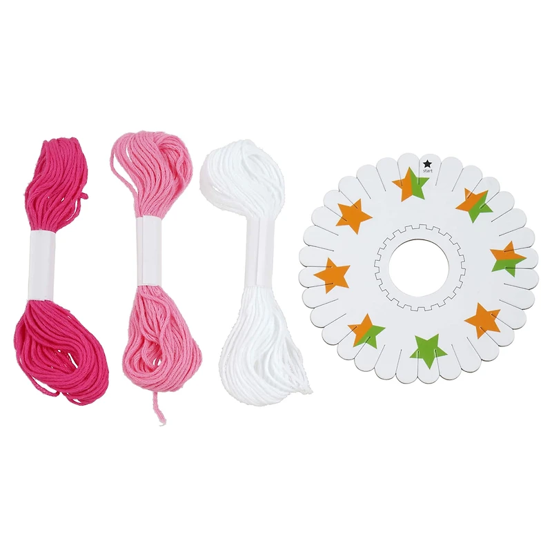 Assorted Pinks Floss Friendship Bracelet Kit by Creatology™