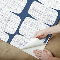 RoomMates Mid-Century Beads Peel & Stick Wallpaper