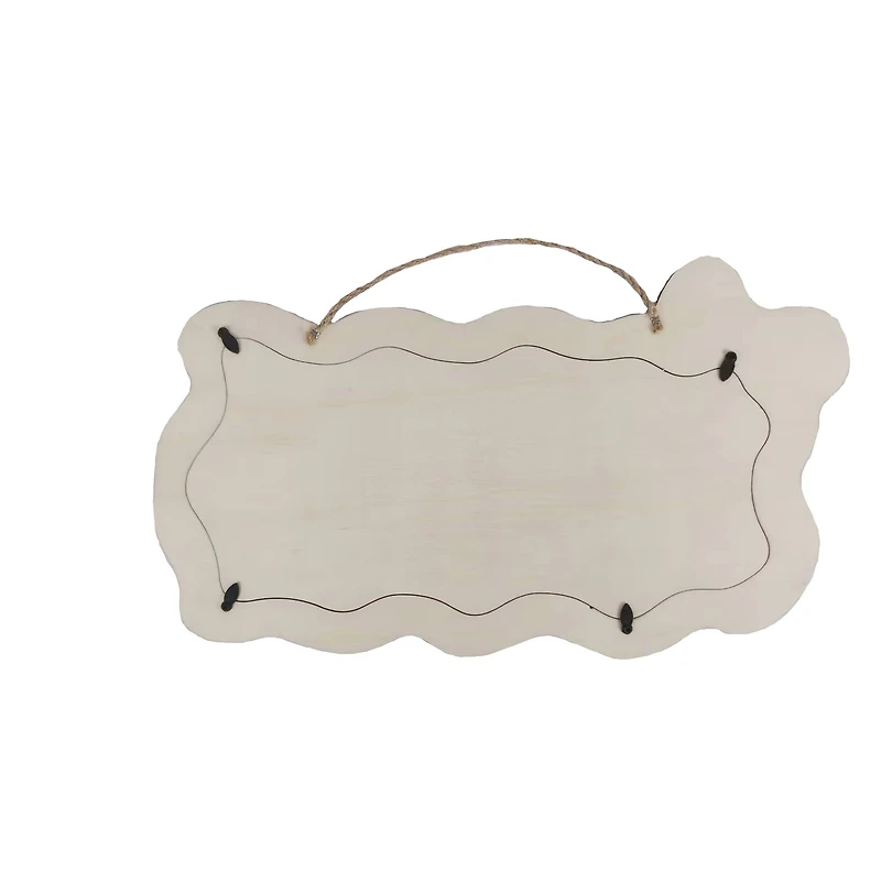 15.25" Red Bow Frame DIY Wood & Acrylic Wall Plaque by Make Market®