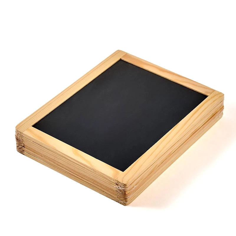 Plaid® 8.5" x 10.5" Wood Chalkboards, 6ct.