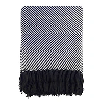 DII® Gray Luxury Chevron Throw