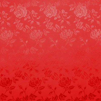 Red Jacquard Satin