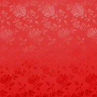 Red Jacquard Satin