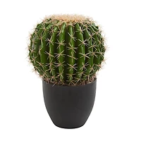 14" Potted Artificial Cactus
