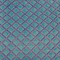 Feldman Blue Lattice Minky Fabric