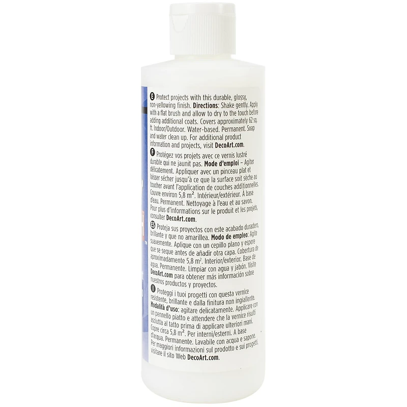 12 Pack: DecoArt® Americana® DuraClear Gloss Varnish, 8oz.