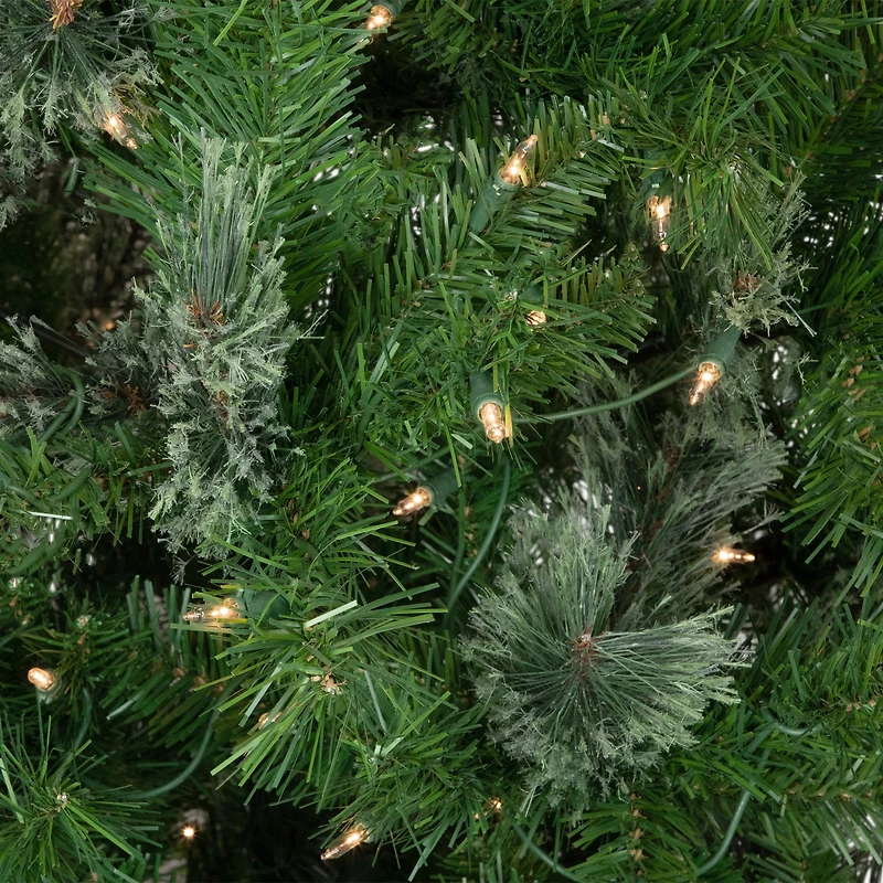 6.5ft. Pre-Lit Mixed Cashmere Pine Artificial Christmas Tree, Clear Lights