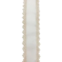 2.5" x 2yd. Faux Linen Trim Ribbon by Celebrate It®