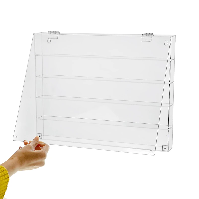 Clear Front Loading Mini Figure Shadow Box with Shelves by Studio Décor®
