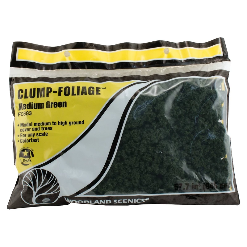Woodland Scenics® Clump-Foliage™, Medium Green