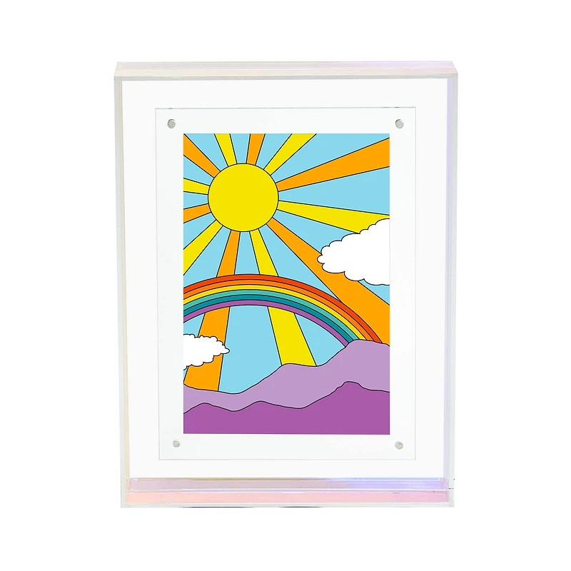 4" x 6" Retro Acrylic Tabletop Float Frame by Studio Décor