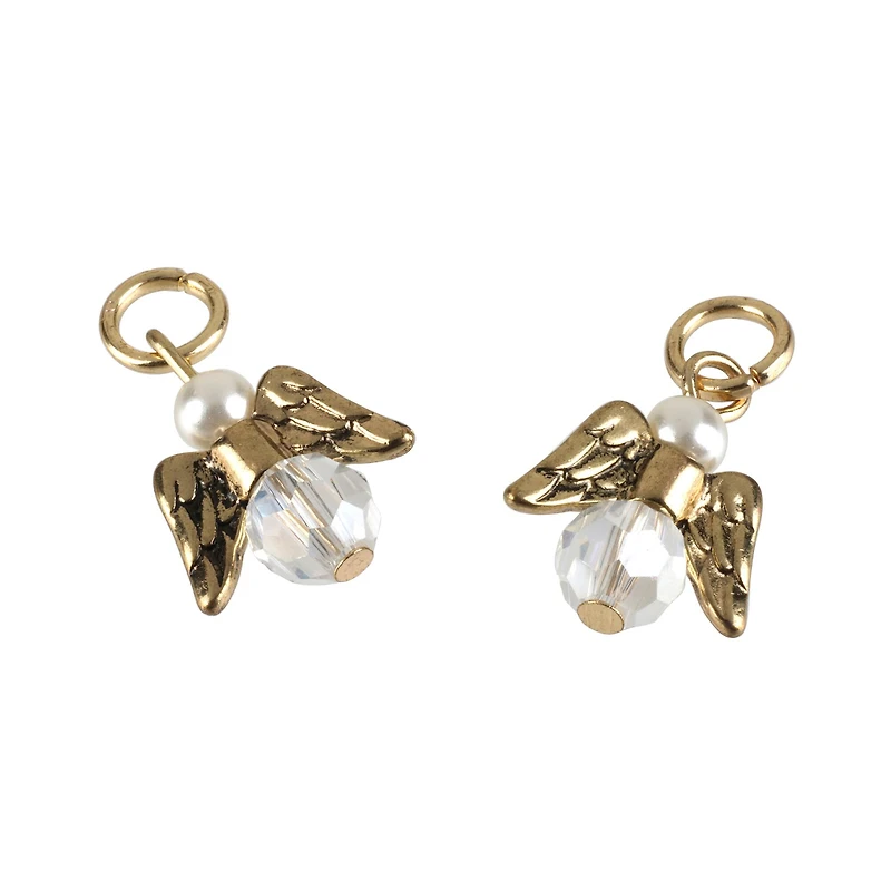 Charmalong™ Gold Angel Charms by Bead Landing™