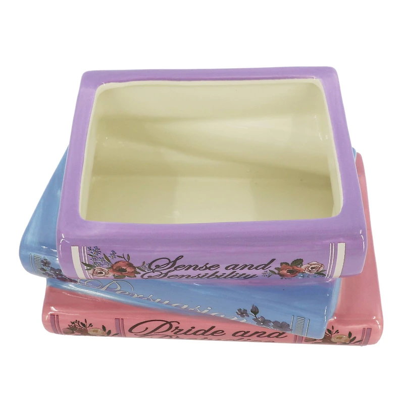 7.25" Ceramic Books Decorative Container by Ashland®