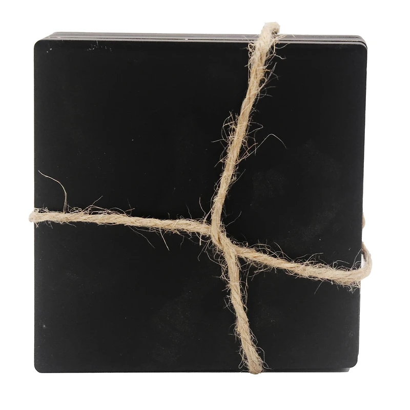 Black Ceramic Coasters, 4ct. by Make Market®