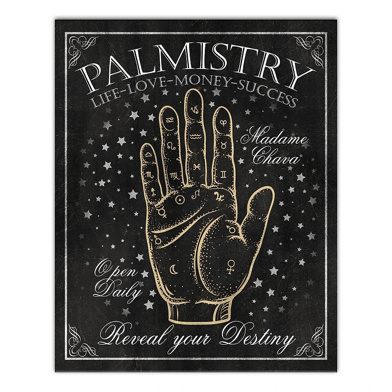 Palmistry Sign 8 16" x 20" Canvas Wall Art