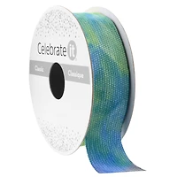 7/8" x 5yd. Blue & Green Corduroy Ribbon by Celebrate It® Classic