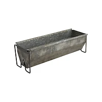 Hello Honey® Distressed Metal Trough Container