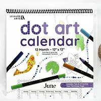 Leisure Arts® Dot Art 12'' x 12'' Calendar
