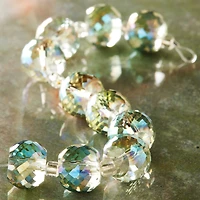 12 Packs: 10 ct. (120 total) Aqua Faceted Rondelle Glass Beads, 11mm by Bead Landing™
