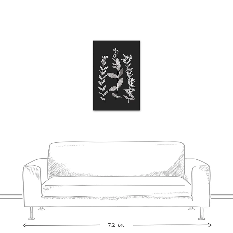 Designs Direct Pressed Flowers Canvas Wall Art