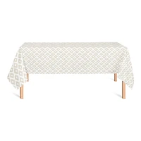 Gray Brush Diamond Tablecloth