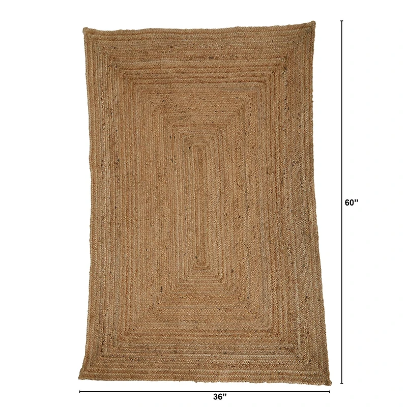 6ft. x 4ft. Handwoven Natural Fiber Beacon Jute Rug