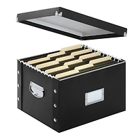 Snap-N-Store Black Legal Letter File Box