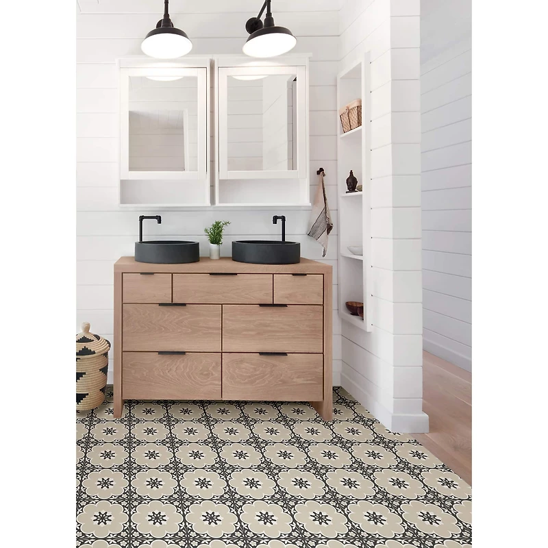 FloorPops Daphne Peel & Stick Floor Tiles